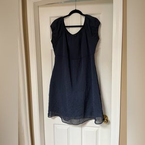 Women’s Empire Waisted Navy Dress